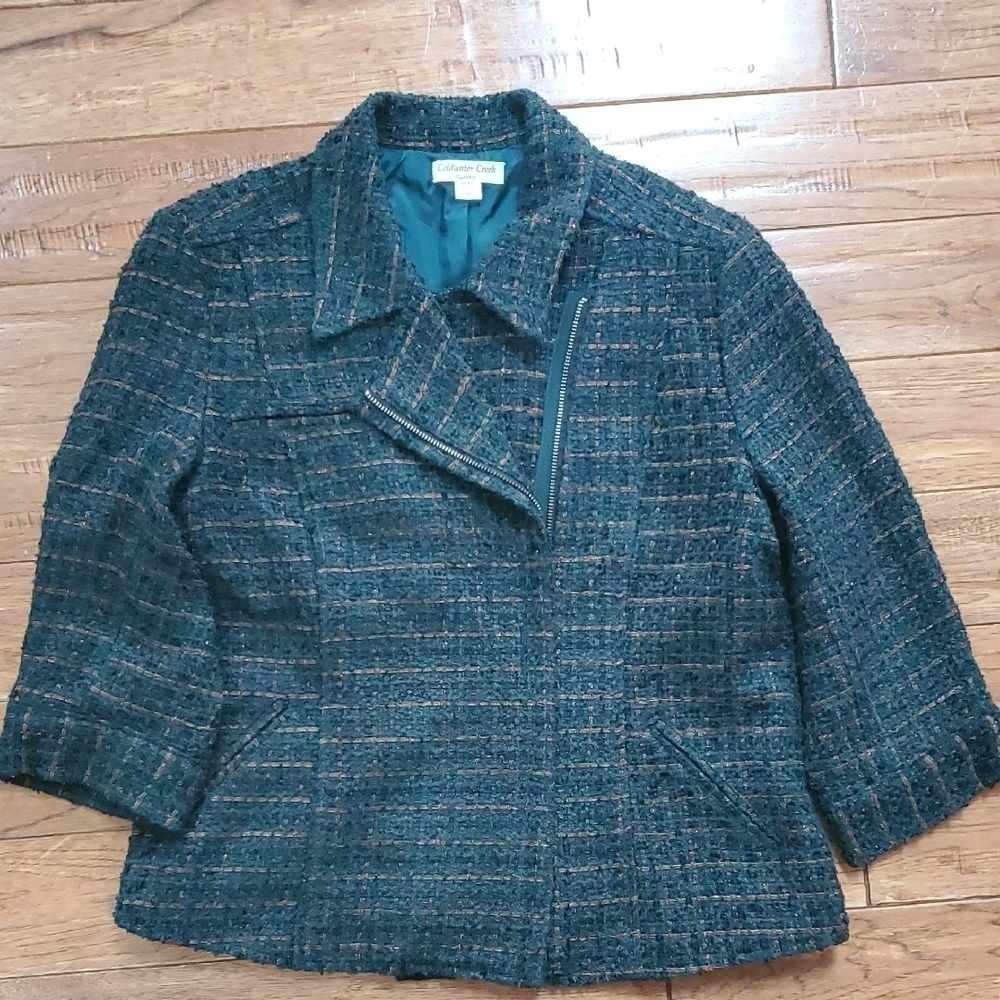 Coldwater Creek Classic Tweed Jacket